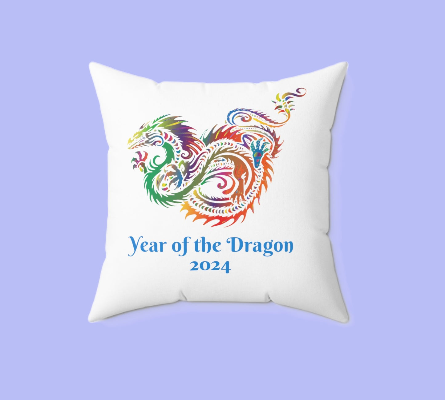 Sky Dreaming of Dragons, Ilona Andrews Quote Spun Polyester Square Pillow