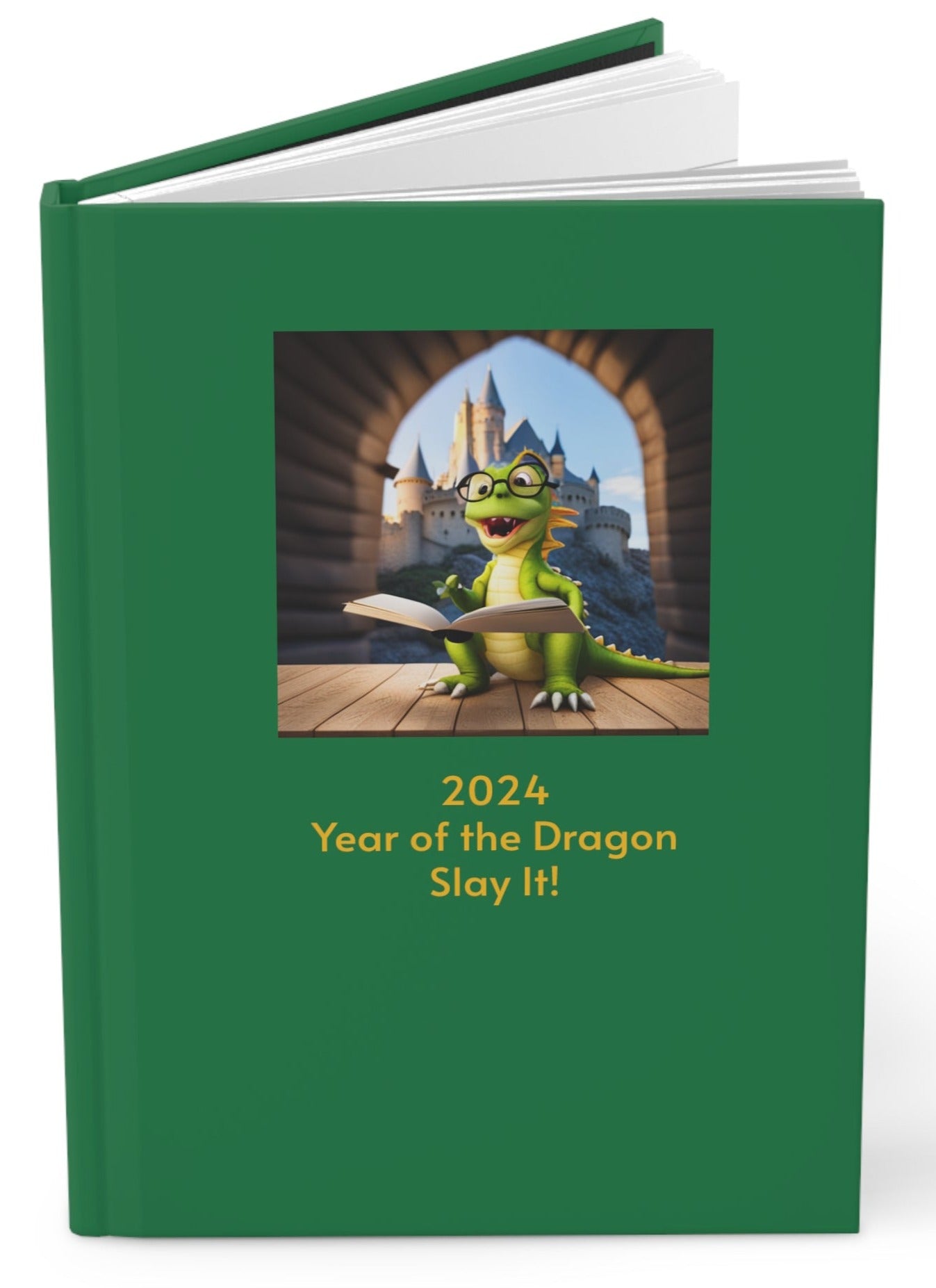 Hardcover Journal, 2024, Year of the Dragon, Slay It! Matte cover, lined pages