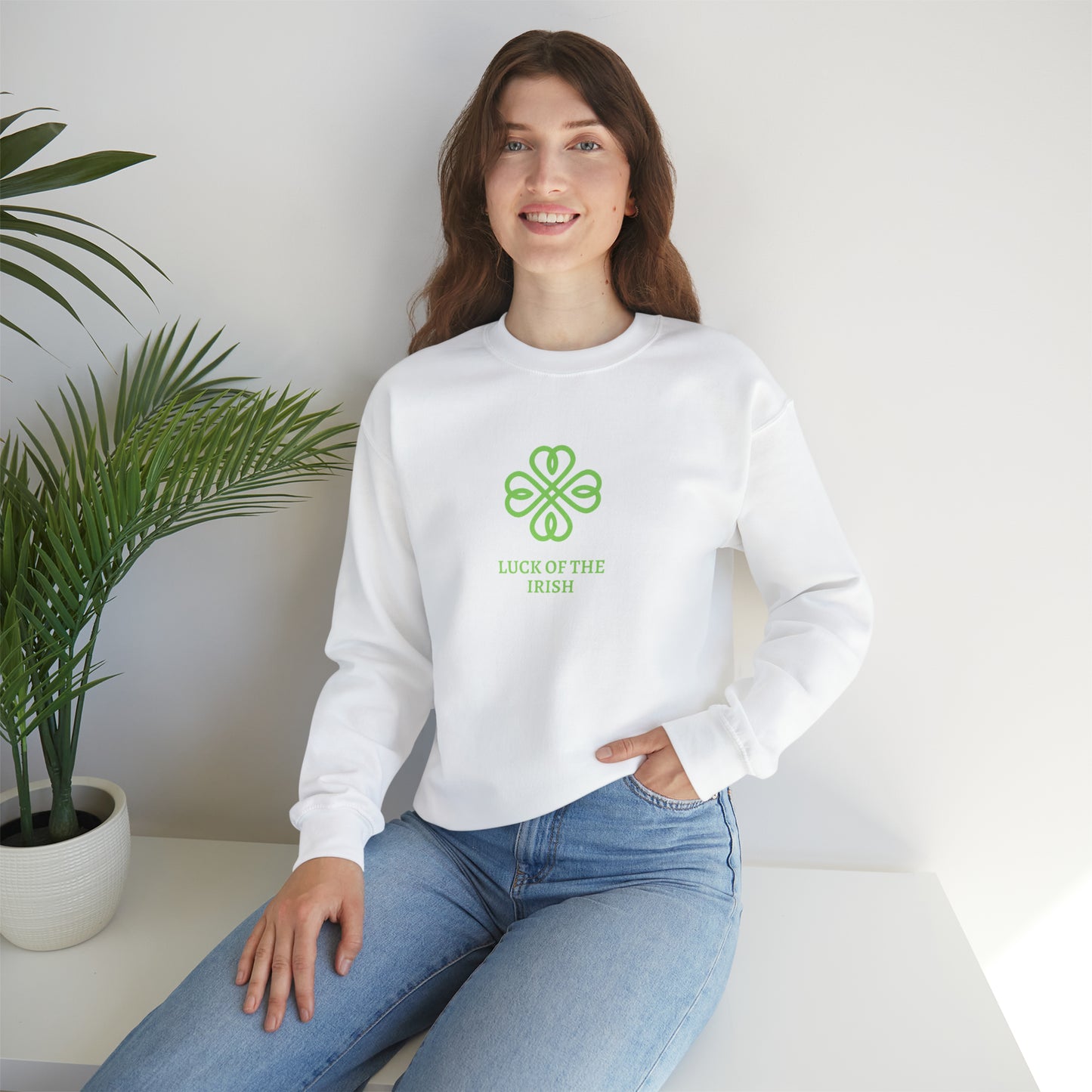 Luck of the Irish Unisex Heavy Blend Crewneck Sweatshirt