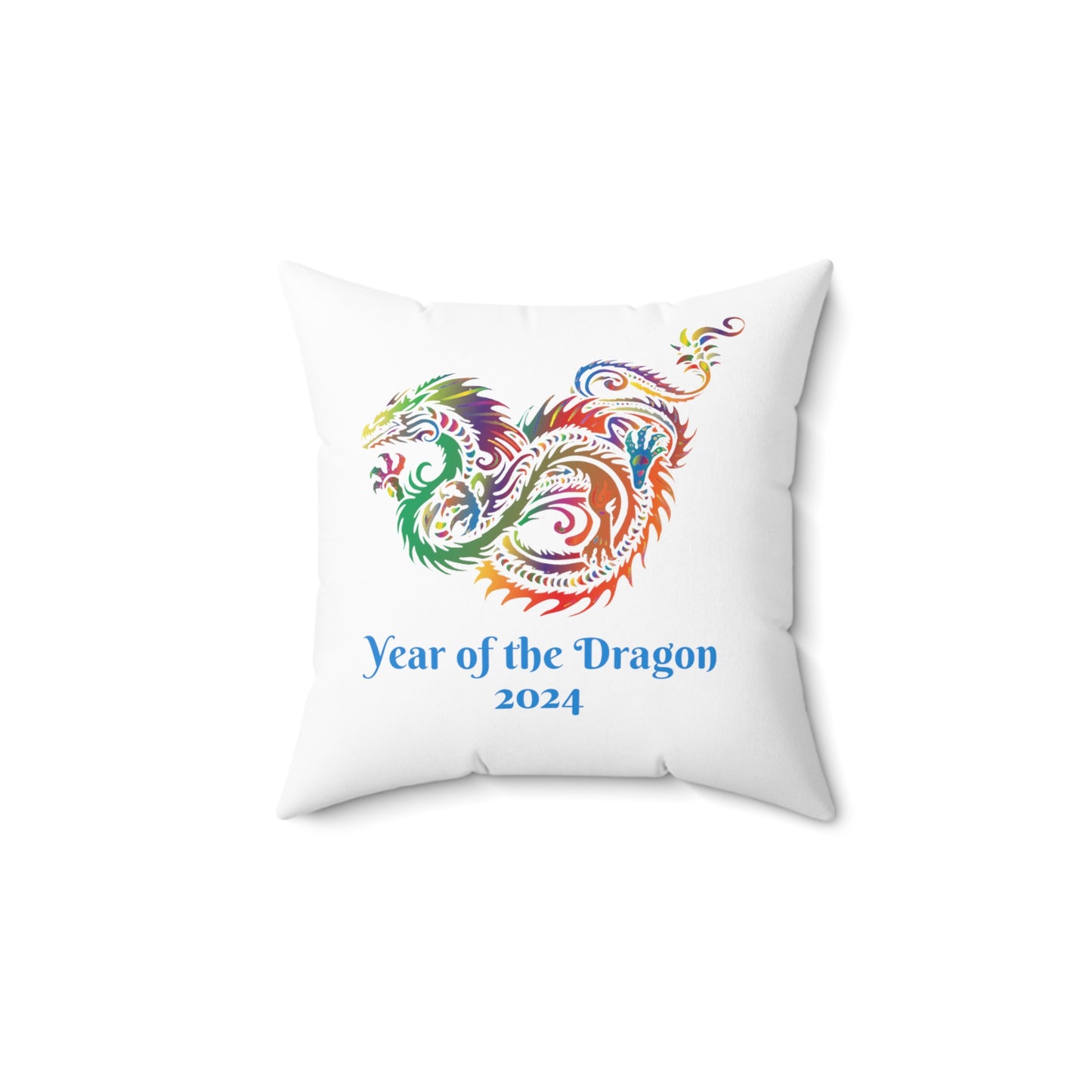 Sky Dreaming of Dragons, Ilona Andrews Quote  Spun Polyester Square Pillow