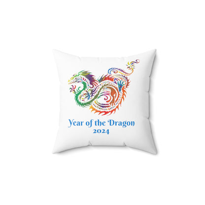 Sky Dreaming of Dragons, Ilona Andrews Quote  Spun Polyester Square Pillow