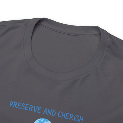 Preserve and Cherish the Pale Blue Dot, Carl Sagan Quote, Gildan Unisex Heavy Cotton Tee