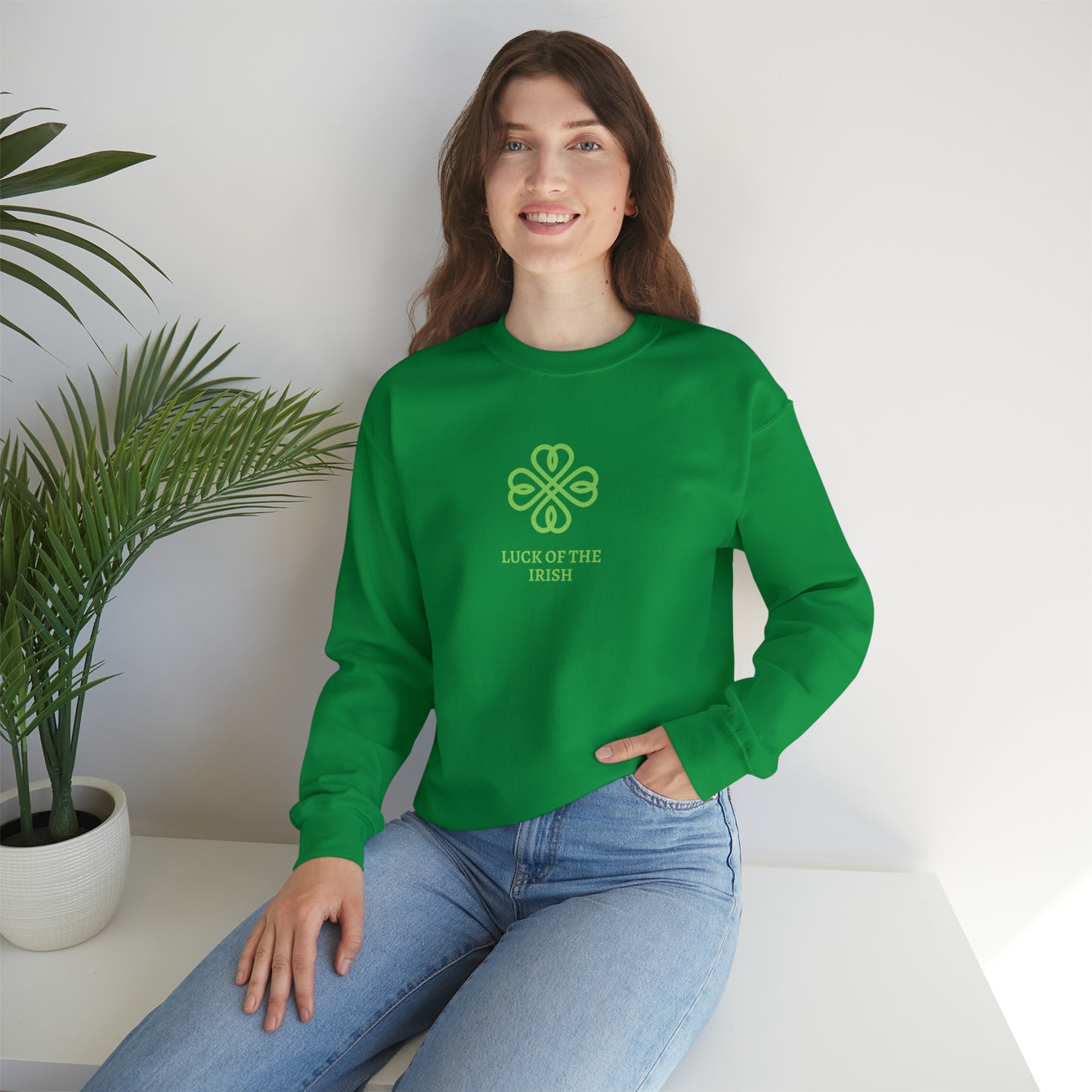 Luck of the Irish Unisex Heavy Blend Crewneck Sweatshirt