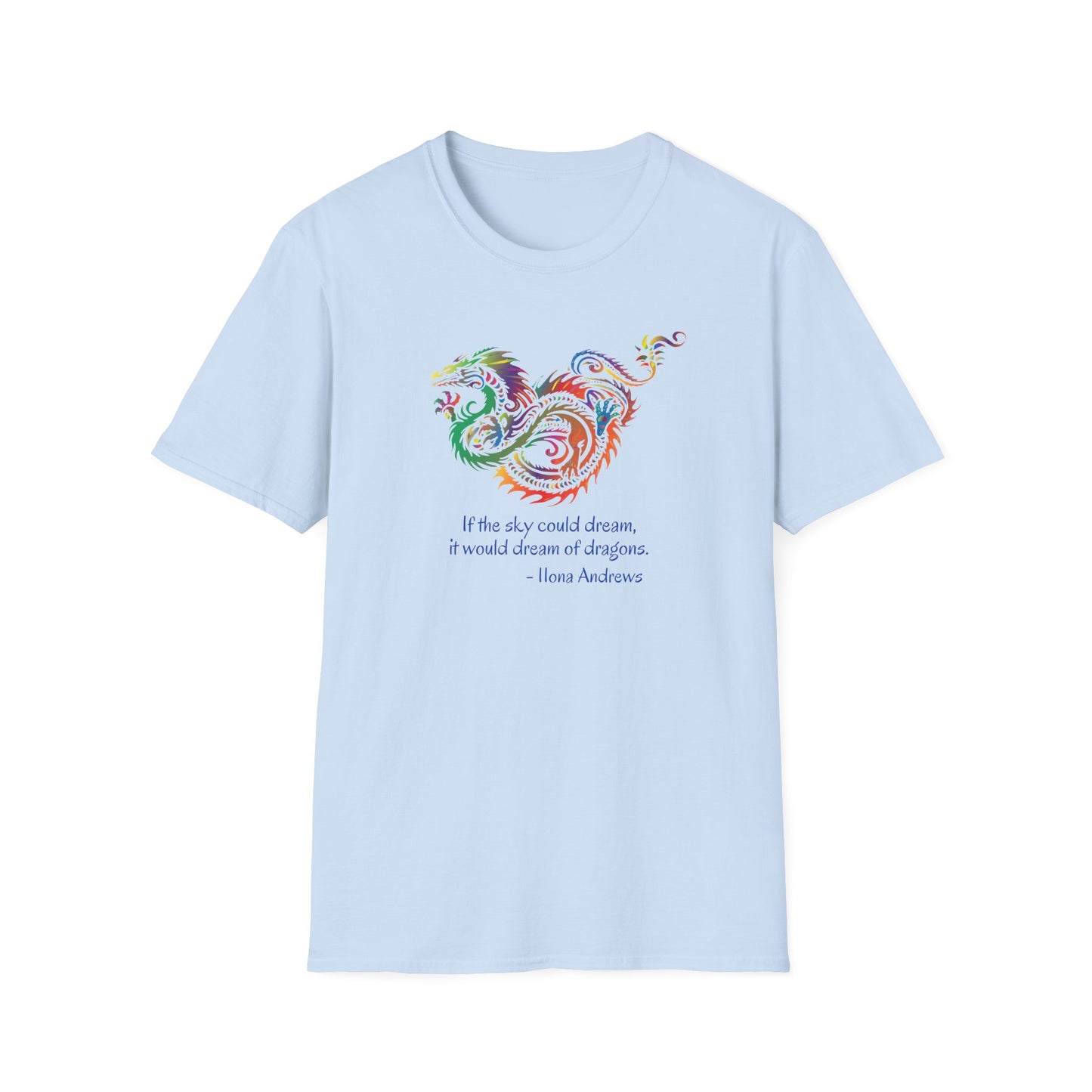 Dream of Dragons, Gildan Unisex Softstyle T-Shirt, Light Colors