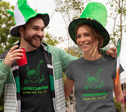 Leprechauns Made Me Do It T-shirt