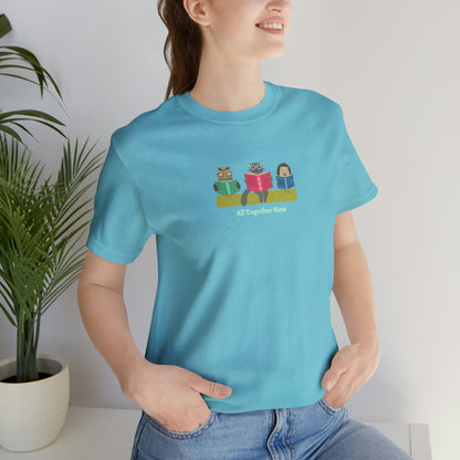 Summer Reading All Together Now T-Shirt, Animals Reading