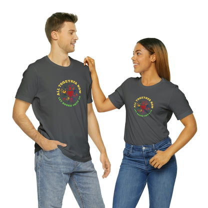 Books Unite Us, All Together Now Handprints T-Shirt