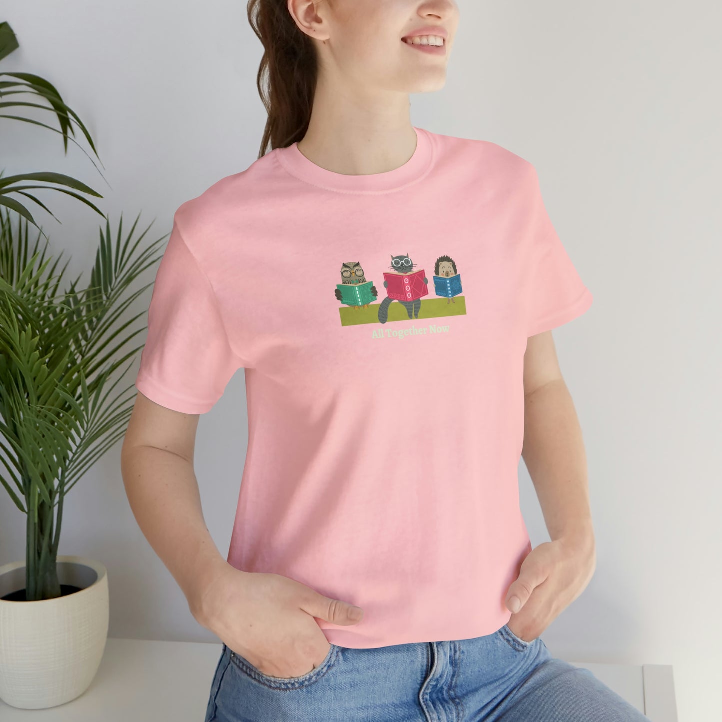 Summer Reading All Together Now T-Shirt, Animals Reading